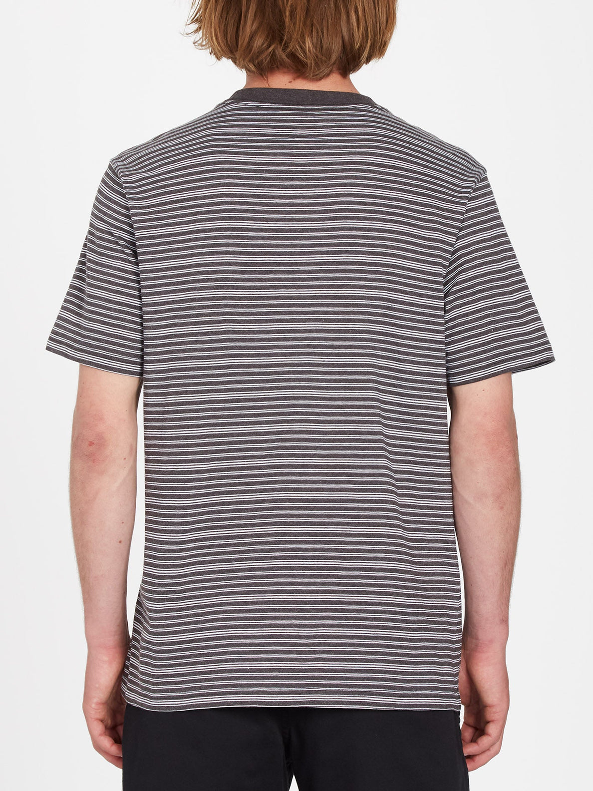 Static Stripe T-shirt - BLACK (A0112302_BLK) [B]