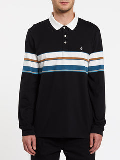 KIRKWALL POLO L/S (A0332001_BLK) [F]