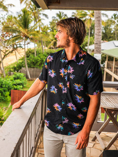 Pleasure Cruise kurzarm Hemd - BLACK