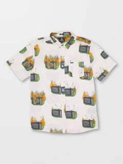 Justin Hager Woven Shirt - WHITECAP GREY (A0412309_WCG) [1]