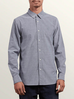 Oxford Stretch Hemd - BLACK