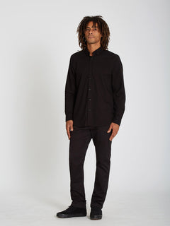 Oxford Stretch Shirt - NEW BLACK (A0511801_NBK) [11]