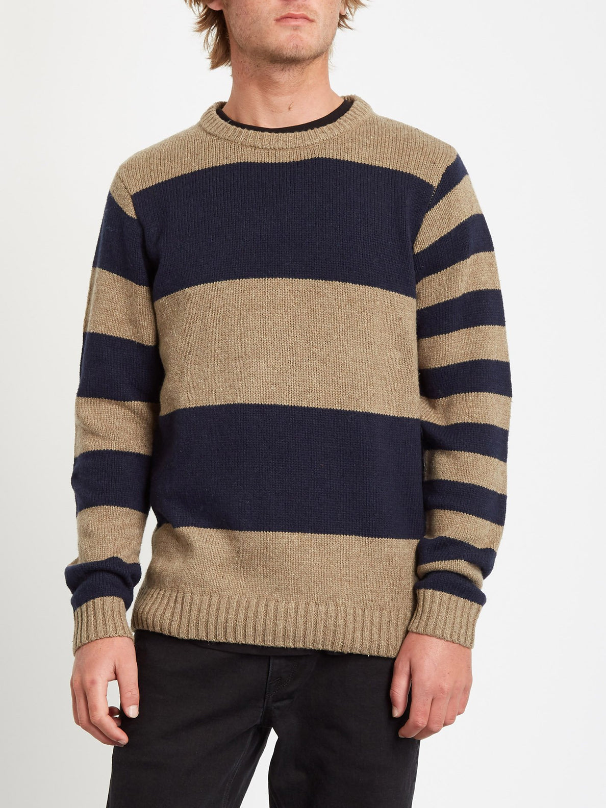 EDMONDER STRIPED SWEATER (A0731904_KHA) [3]