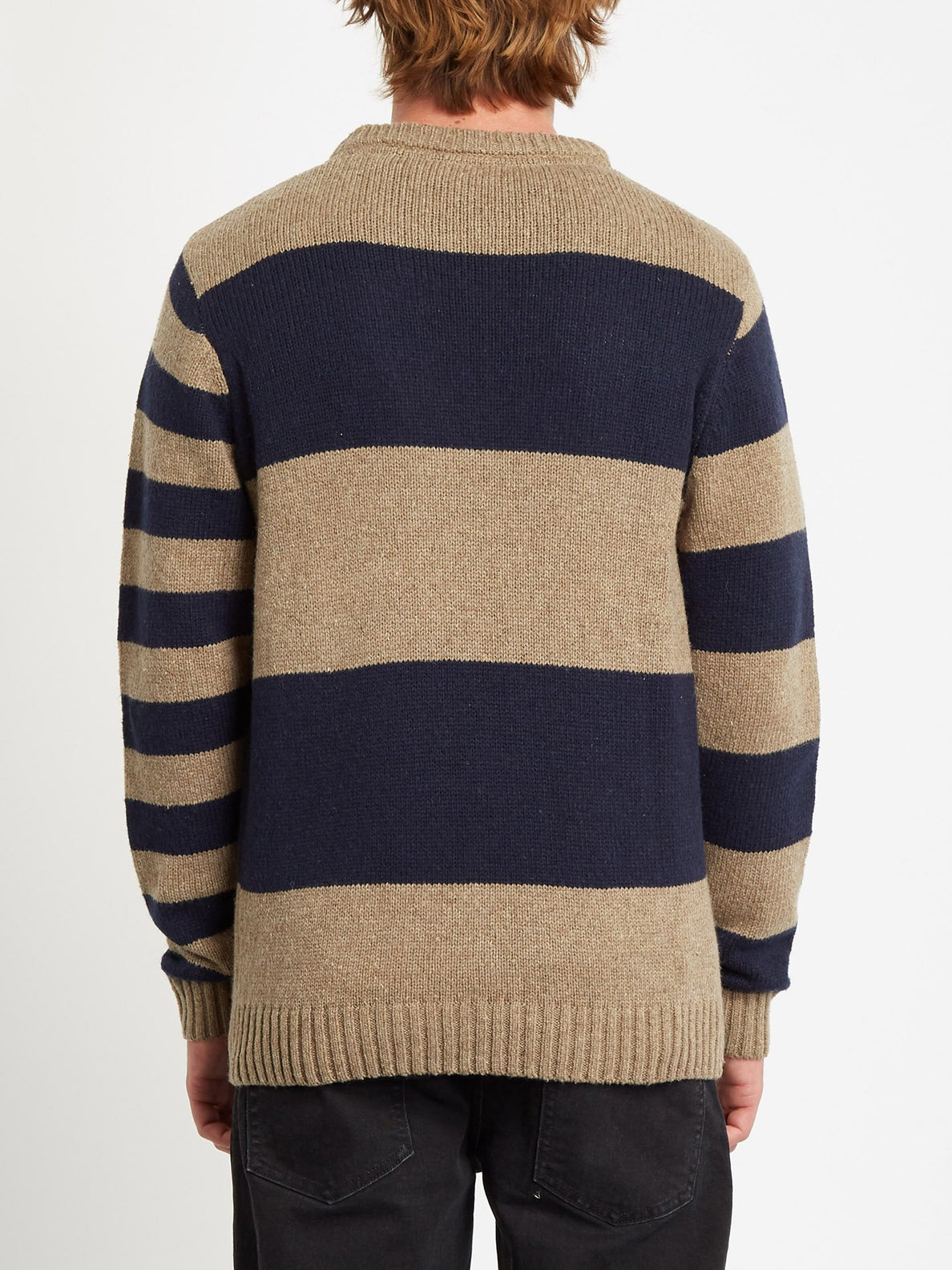 EDMONDER STRIPED SWEATER (A0731904_KHA) [B]