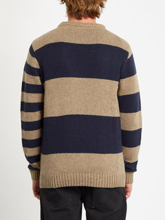 EDMONDER STRIPED SWEATER (A0731904_KHA) [B]