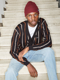 Williekearl Strickjacke - BLACK