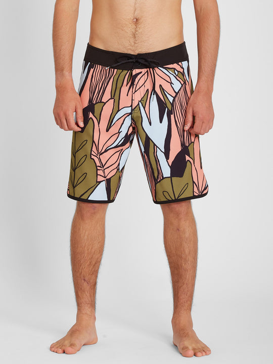 Mod Lido Scallop 20" Boardshort - Old Mill (A0812103_OLM) [F]