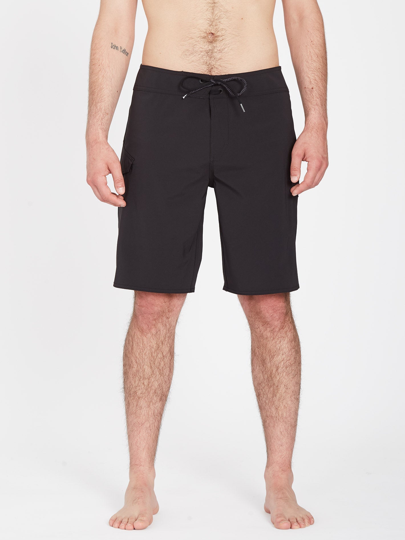 Lido Solid Mod 20" Badeshorts - BLACK