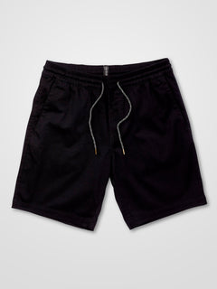 Frickin Elastic Waist Shorts - Black (A1022003_BLK) [F]