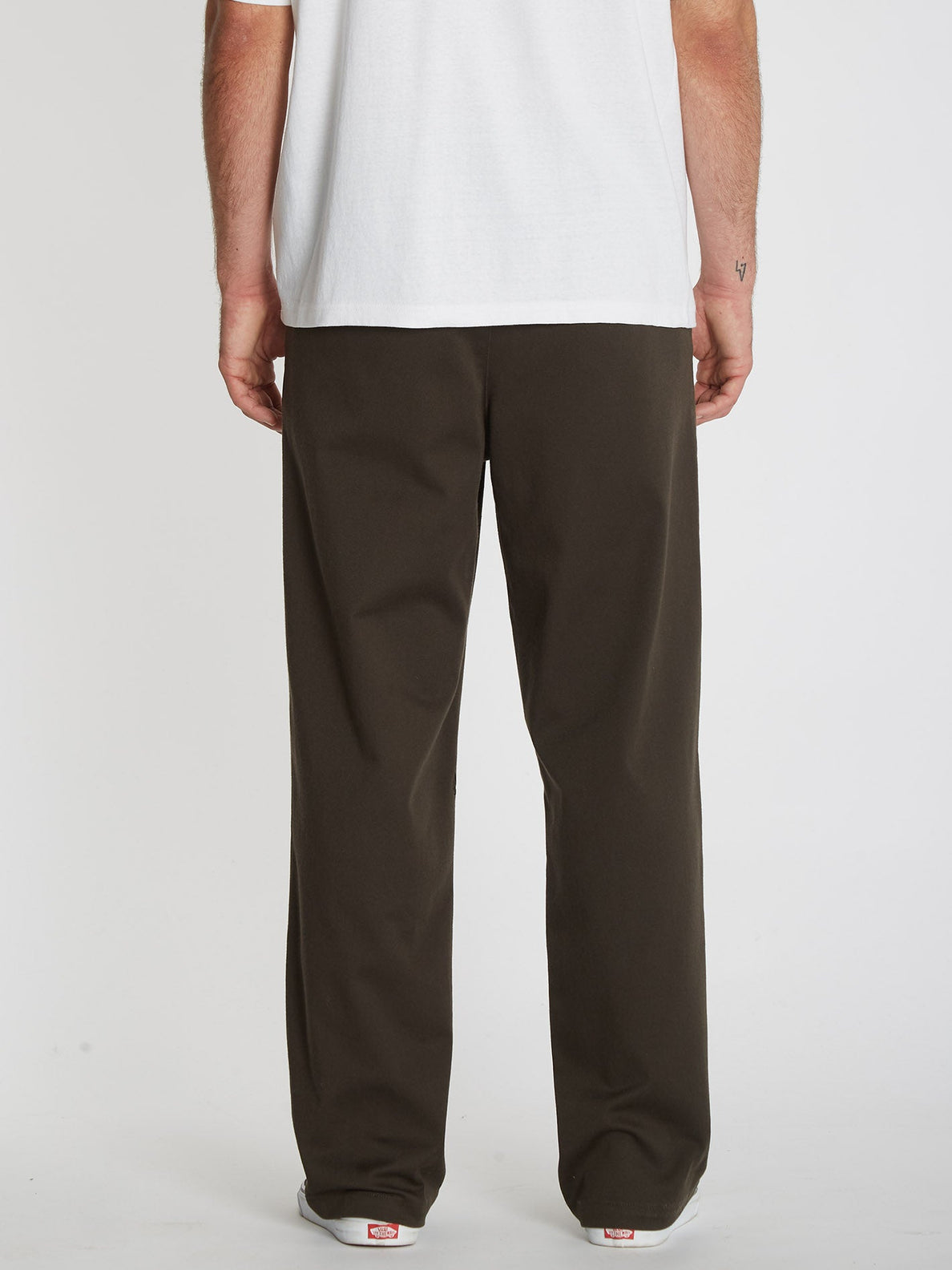 Loose Truck Chino Trousers - RINSED BLACK (A1112202_RIB) [B]