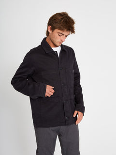 Atwall Chore Jacket - Black (A1512104_BLK) [F]