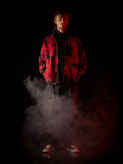 Strange Times Jacke - DEEP RED