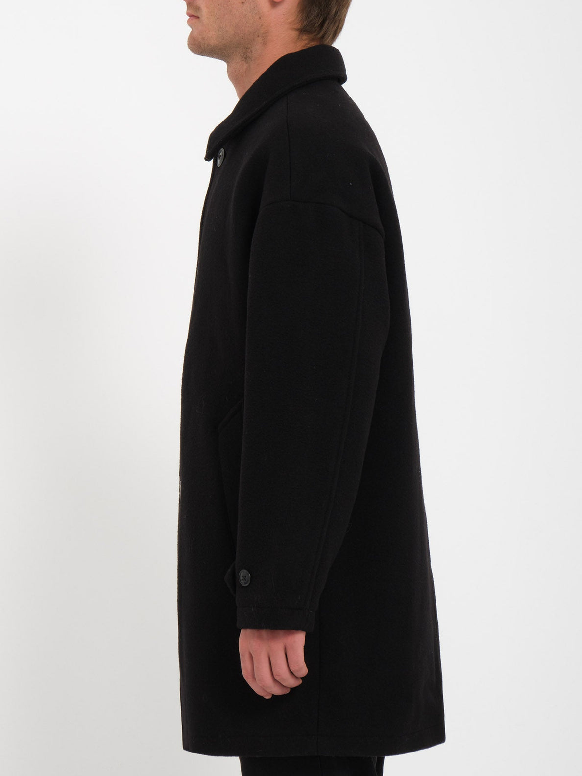 Floyder Peacoat Mantel - BLACK - Herren - Volcom Deutschland