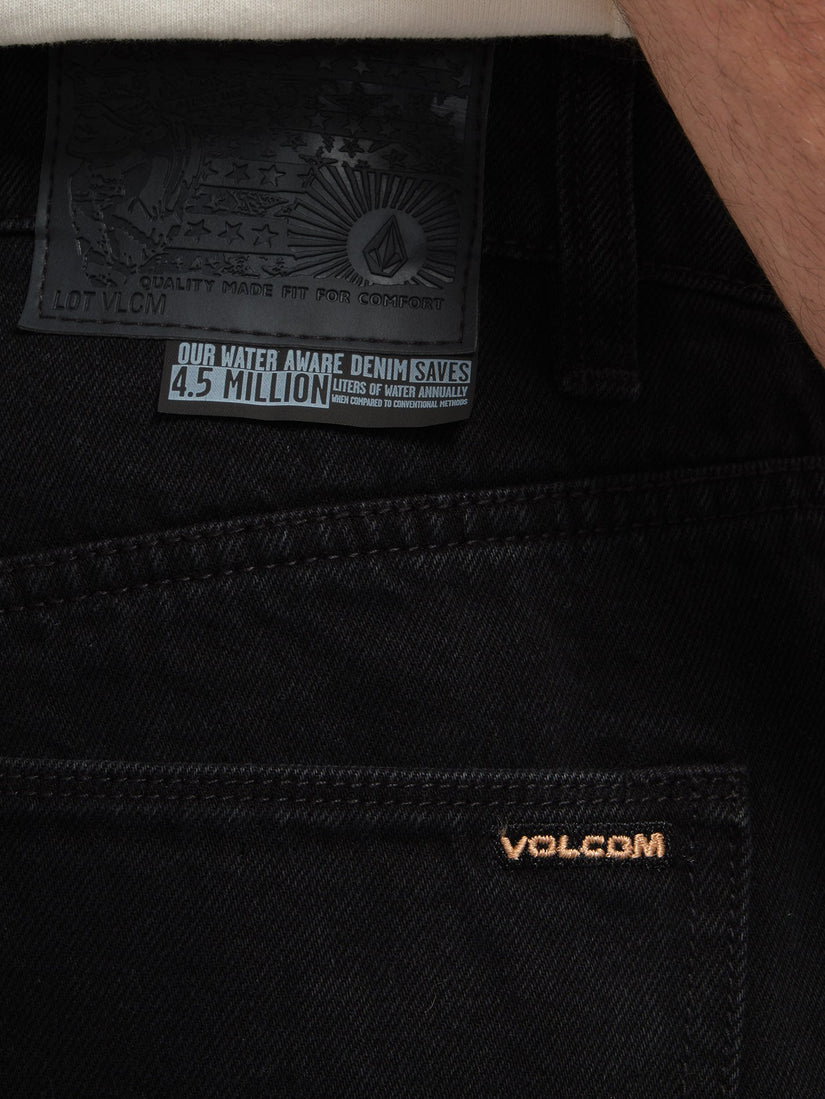 Billow Tapered Jeans - BLACK (A1912301_BLK) [2]