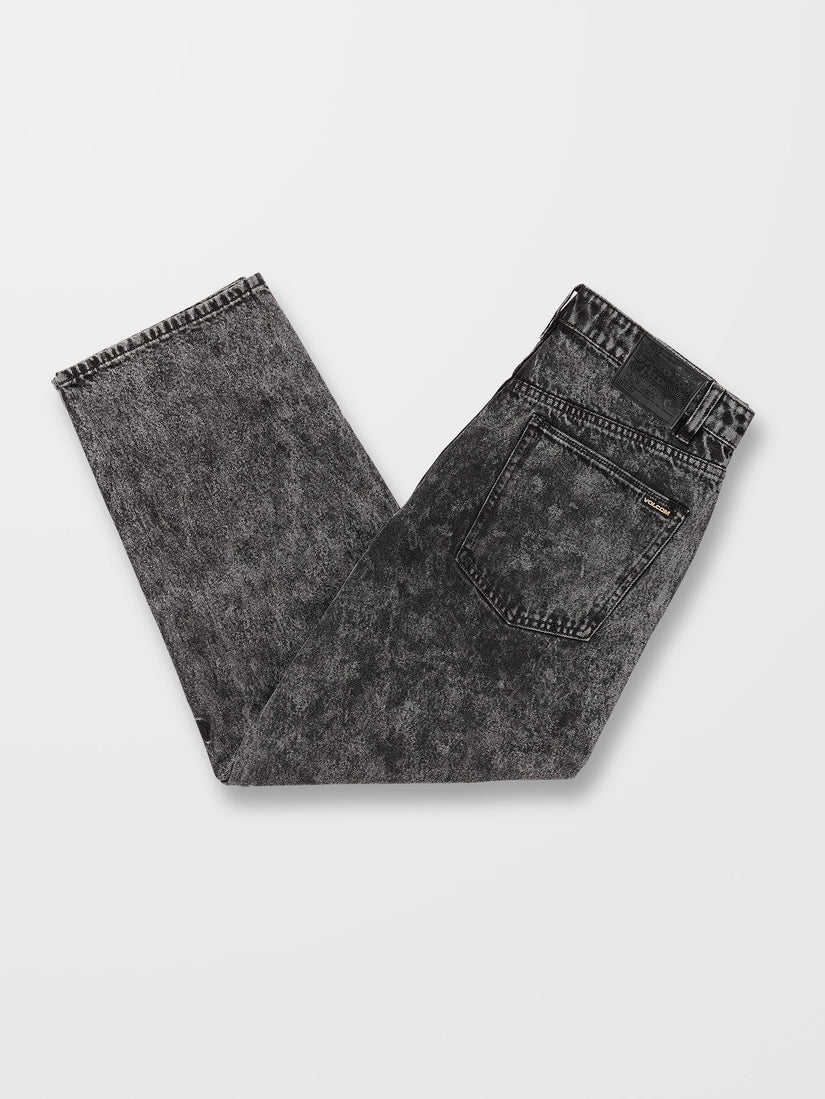 Billow Tapered Jeans - LIGHT ACID BLACK (A1912301_LAB) [4]