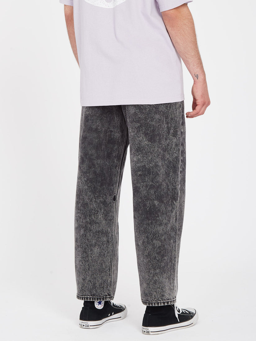 Billow Tapered Jeans - LIGHT ACID BLACK (A1912301_LAB) [B]