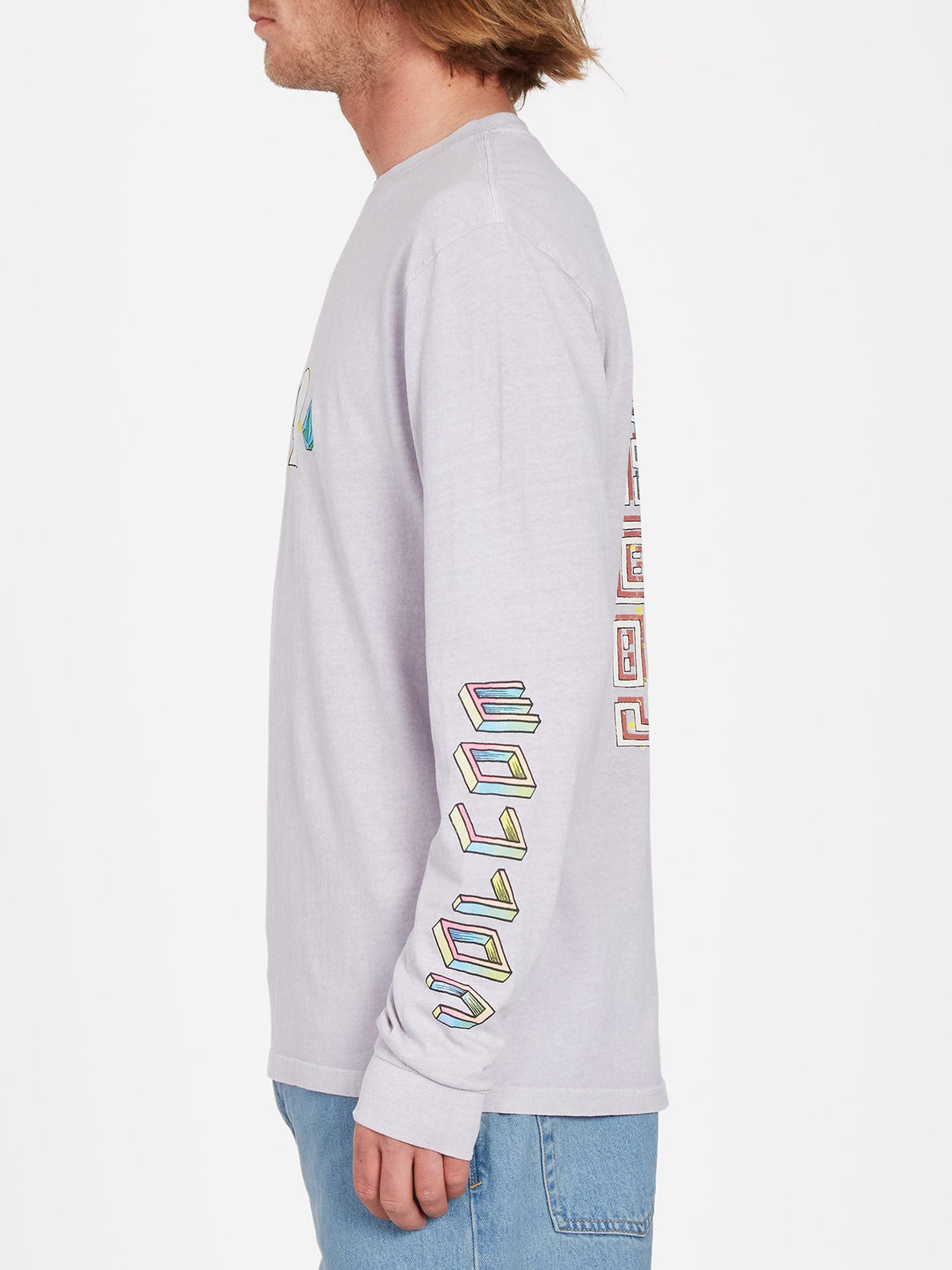 Ed Merlin Murray T-shirt - LIGHT ORCHID (A3612303_LOR) [2]