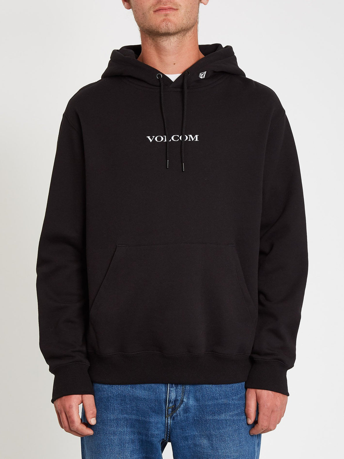 Volcom Stone Hoodie - Black (A4112106_BLK) [F]