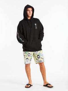 Surf Vitals Ozzy Wrong Hoodie - BLACK