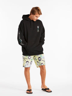 Surf Vitals Ozzy Wrong Hoodie - BLACK