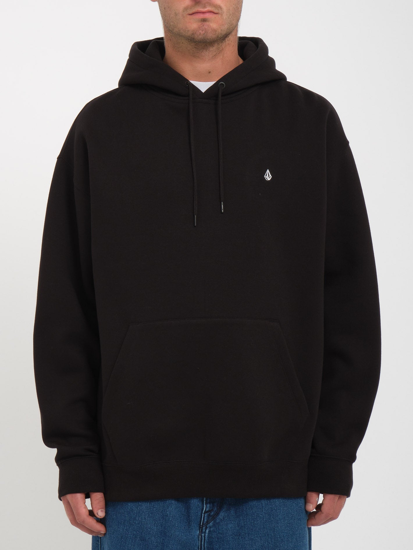 Single Stone Kapuzenpullover - BLACK