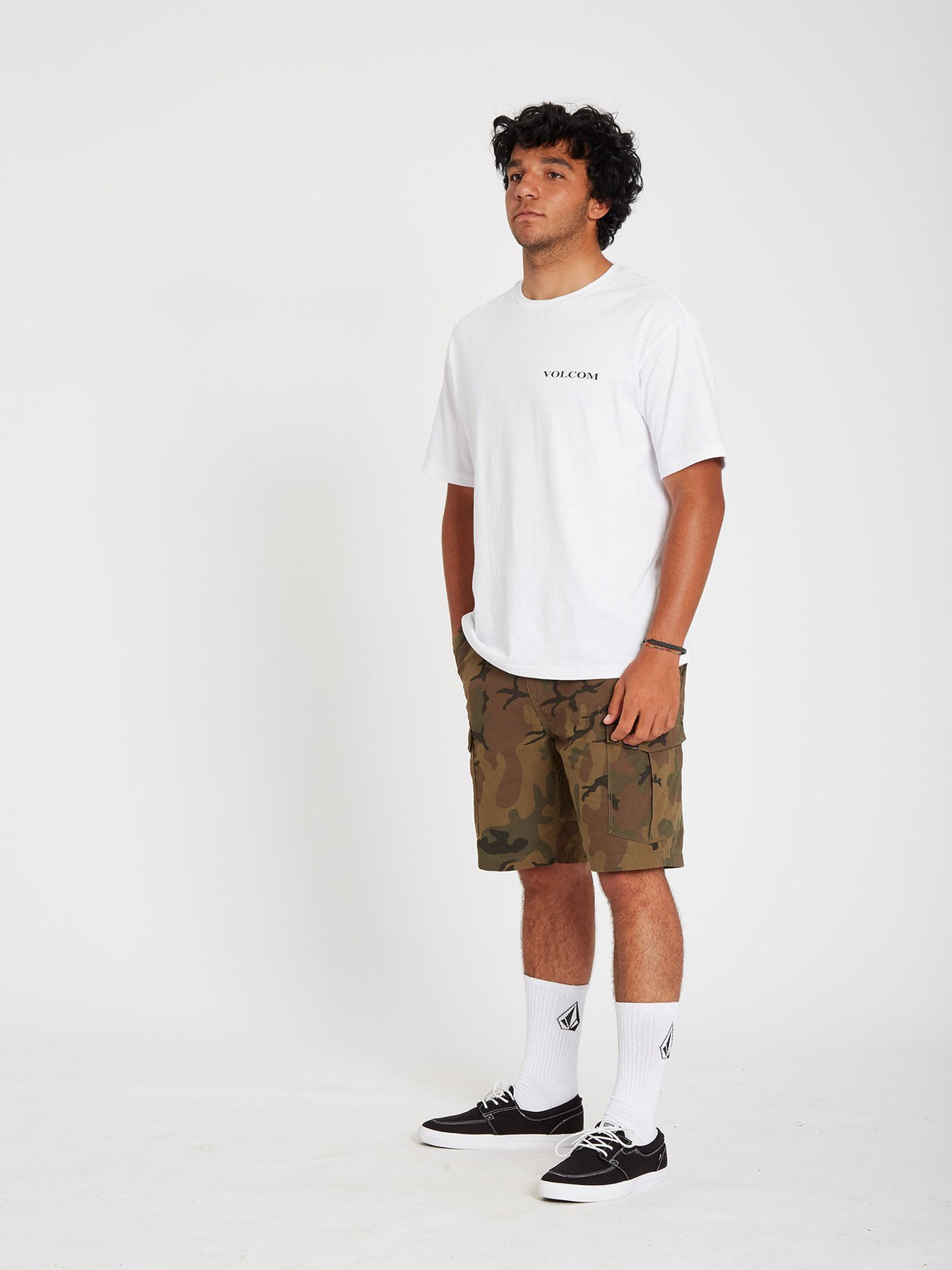 Volcom Stone T-shirt - White (A4312105_WHT) [20]
