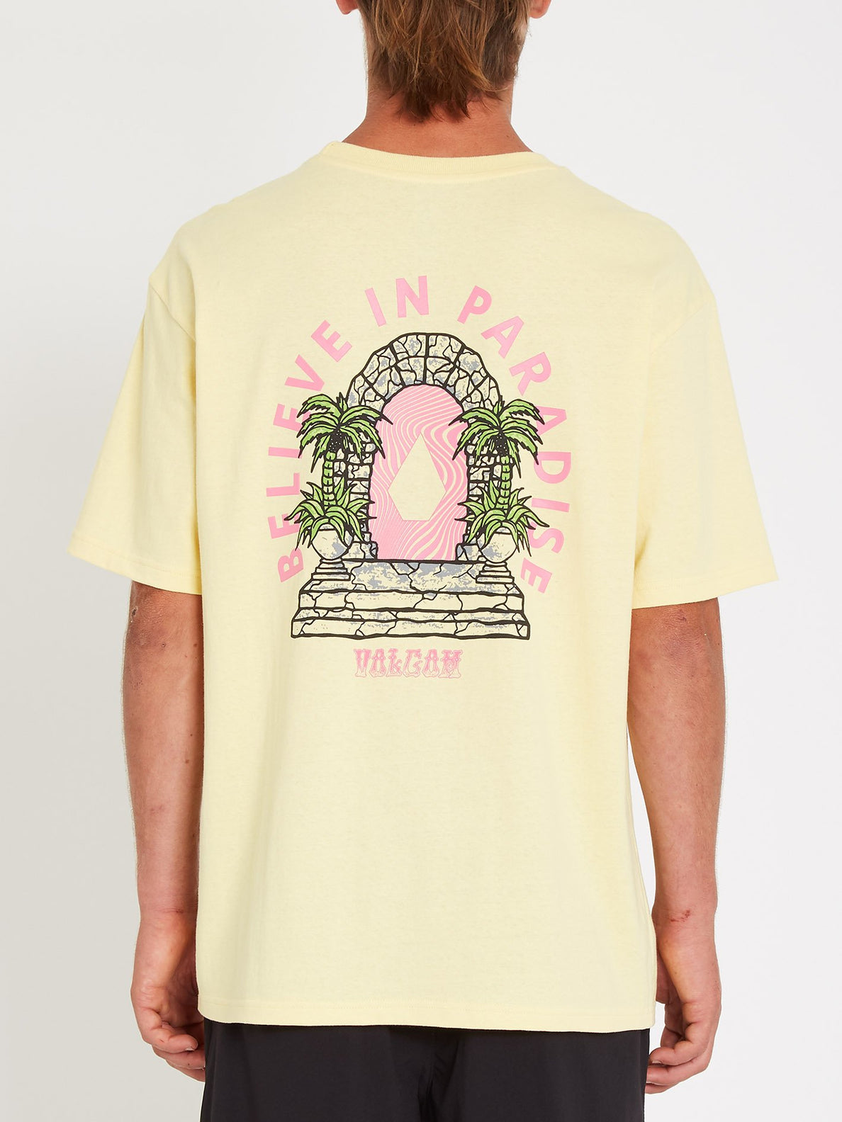 Beliveinparadise T-shirt - Dawn Yellow (A4312109_DNY) [F]