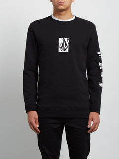Sweatshirt Supply Stone - Black