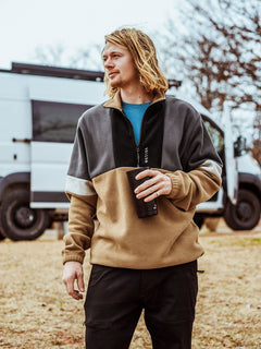 Rekker Polar Sweatshirt - SANDDUNE (A4632007_SDN) [100]