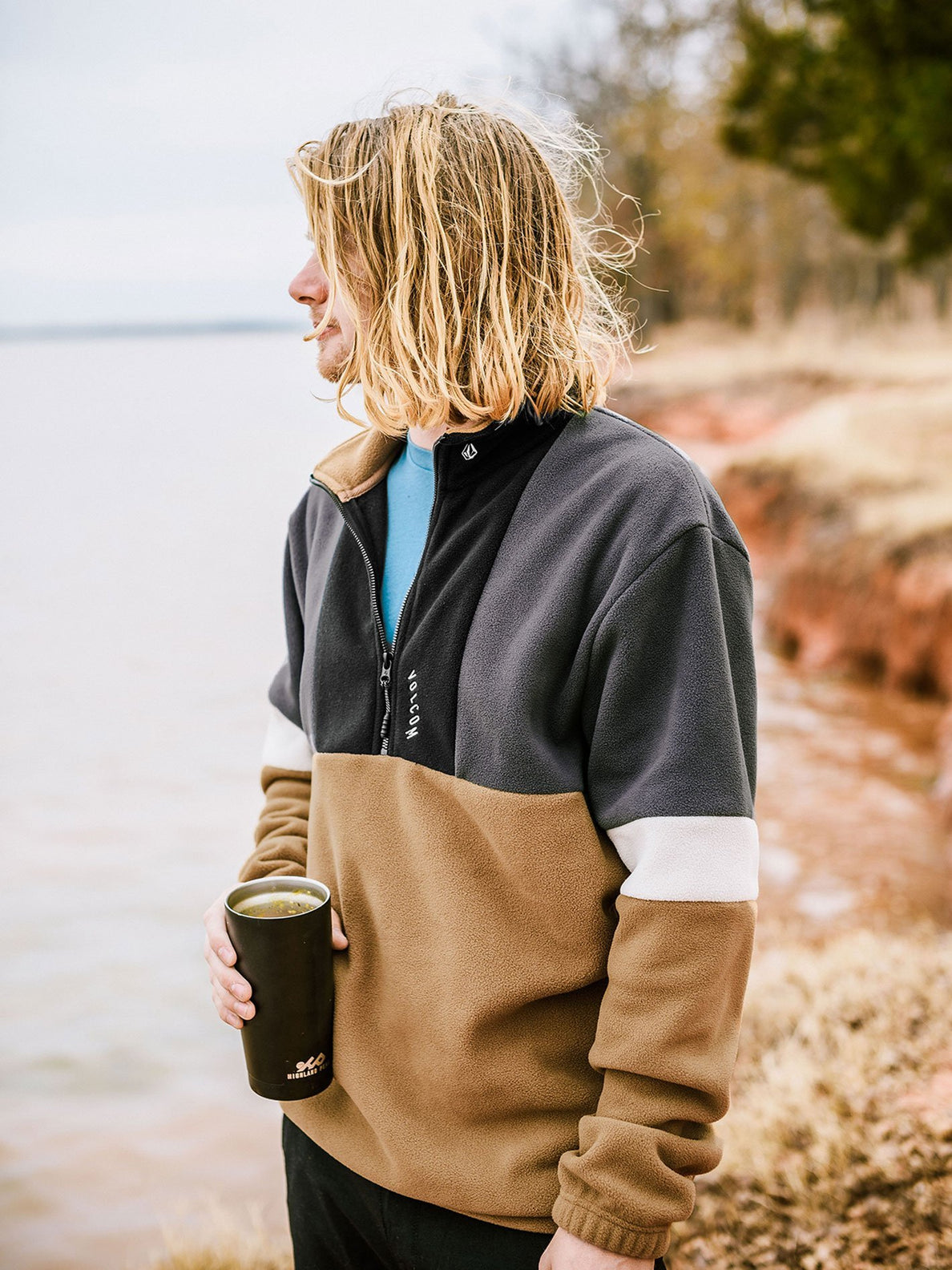 Rekker Polar Sweatshirt - SANDDUNE (A4632007_SDN) [101]