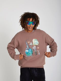 Chrissie Abbott X French Sweatshirt - DOESKIN (A4632205_DSN) [F]