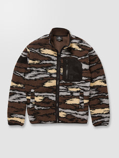 Muzzer Fuzzar Zip Sweatshirt - BARK BROWN (A4832201_BAB) [10]