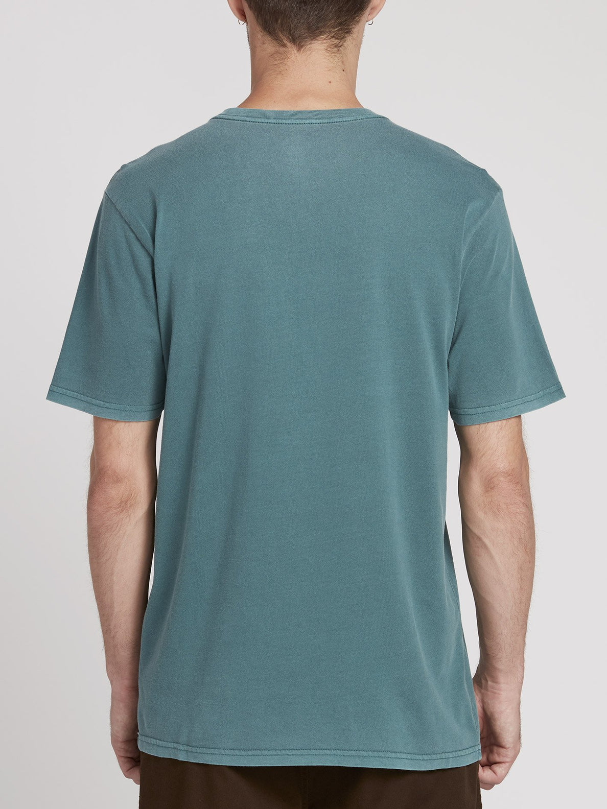 Solid Stone Emb T-shirt - Mediterranean (A5211906_MED) [B]