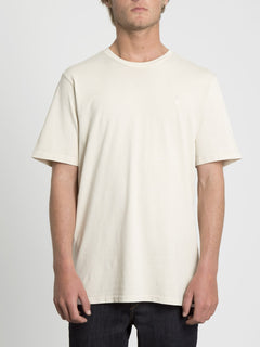 Solid Stone Emb T-shirt - White Flash (A5211906_WHF) [F]