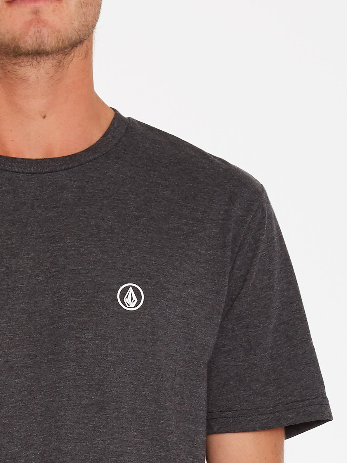 Circle Blanks T-shirt - HEATHER BLACK (A5712050_HBK) [2]