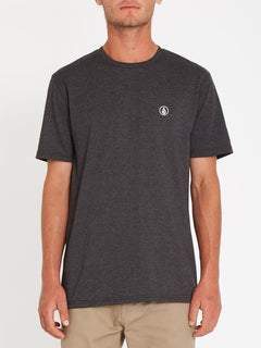 Circle Blanks T-shirt - HEATHER BLACK (A5712050_HBK) [F]