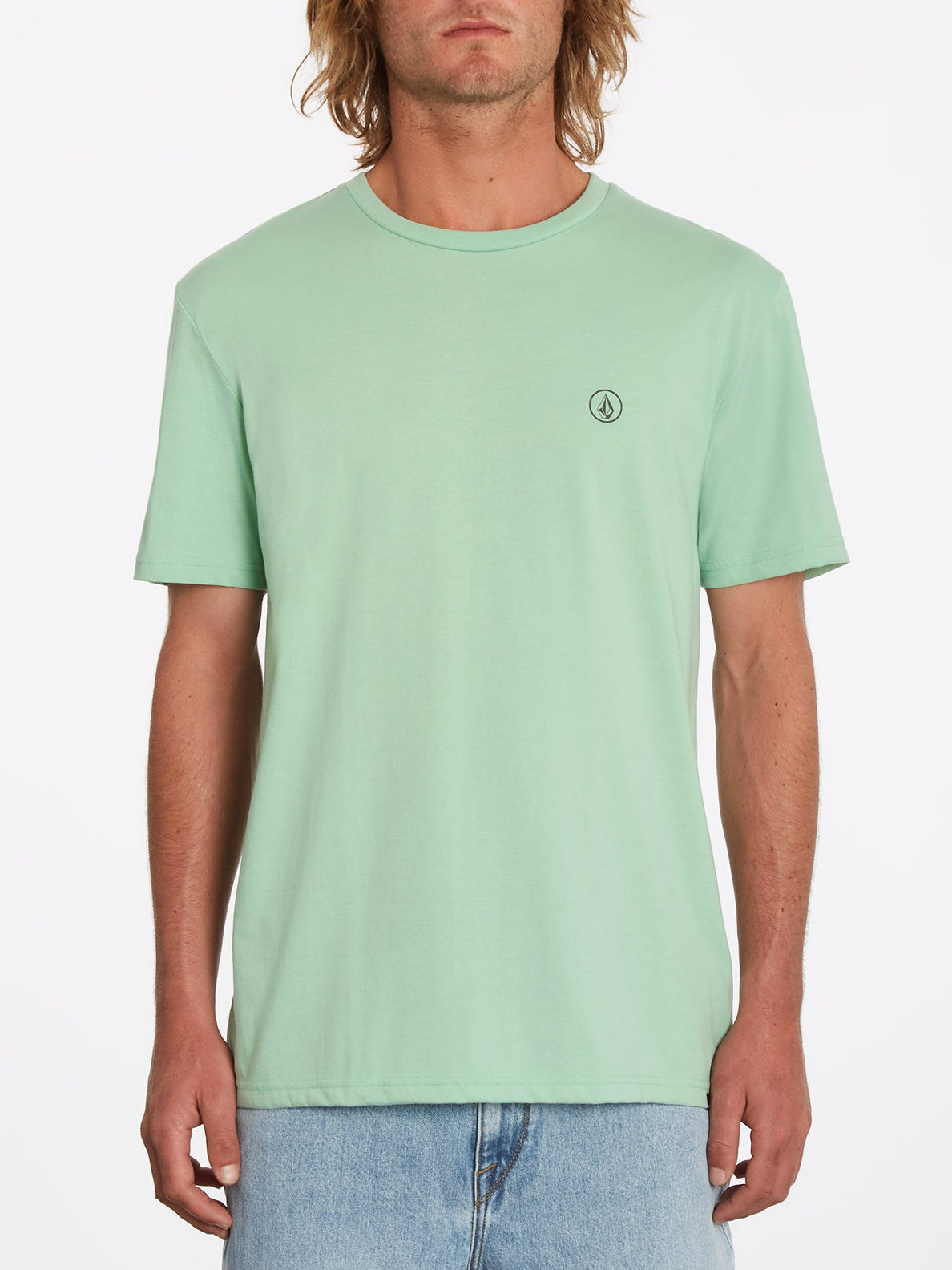 Circle Blanks T-shirt - LICHEN GREEN (A5712050_LCG) [F]