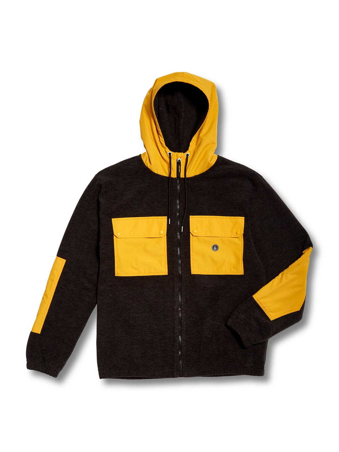 Yzzolater Lined Zip Hoodie - BLACK (A5832100_BLK) [30]