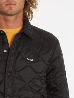 Bowered Plus Fleece Over-Shirt - BLACK (A5832203_BLK) [2]