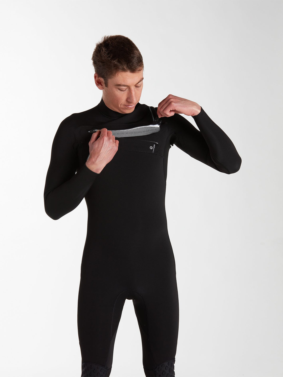 Modulator 2/2 mm Chest Zip Spring Wetsuit - Black