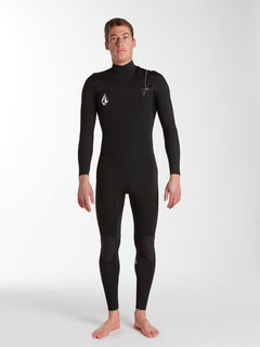 Modulator 2/2 mm Chest Zip Spring Wetsuit - Black