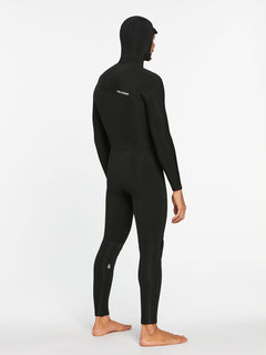 MODULATOR 4/3MM HOODED CHEST ZIP WETSUIT - BLACK