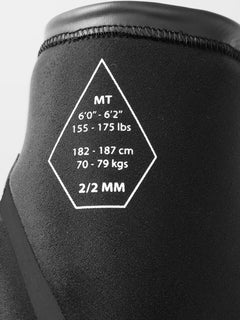 2/2Mm Short Sleeve Full Wetsuit - BLACK (A9532201_BLK) [5]
