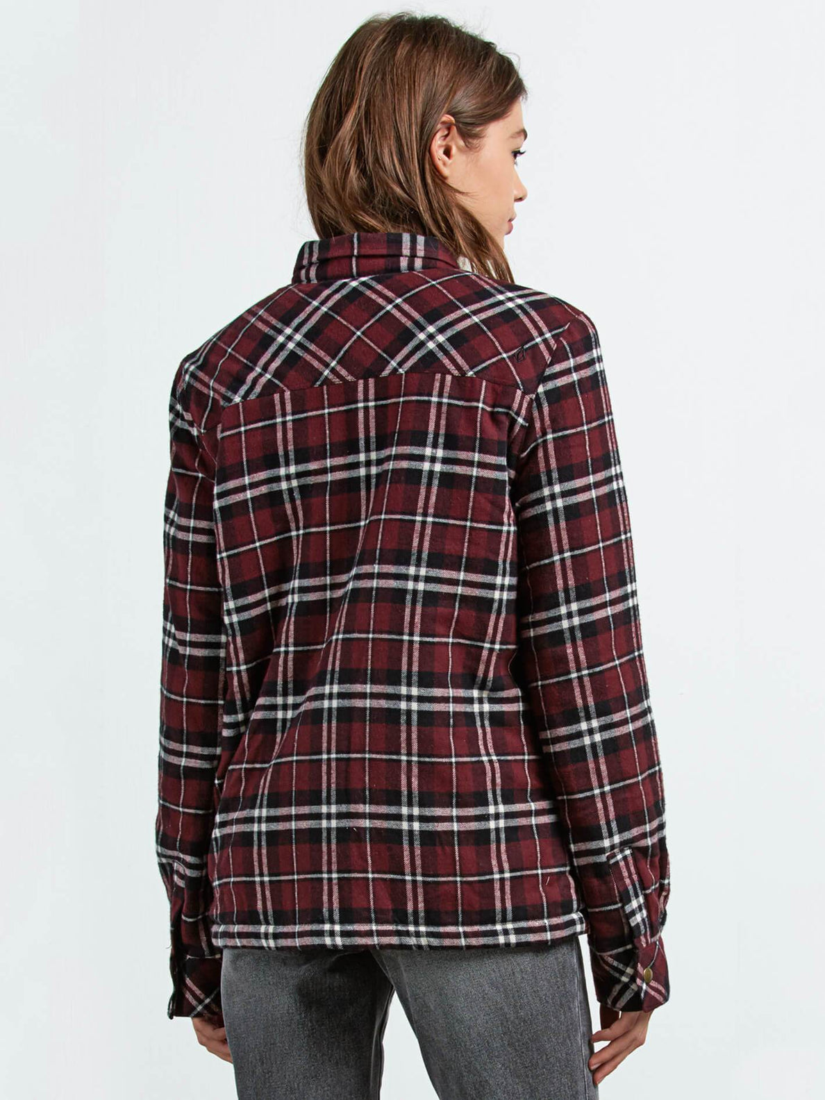Chemise Plaid About You  - Burgundy