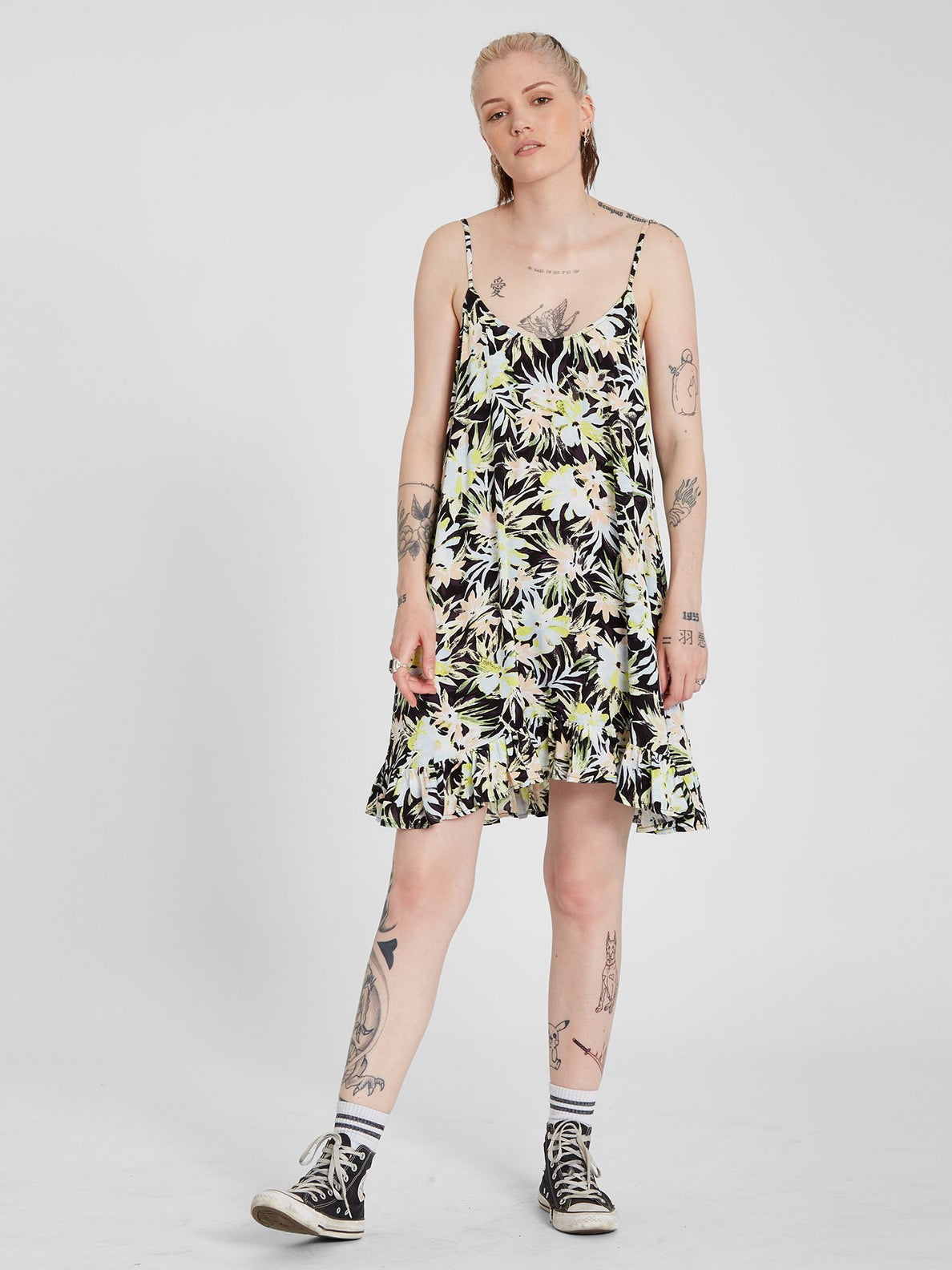 Thats My Type Cami Dress - Lime (B1312105_LIM) [F]