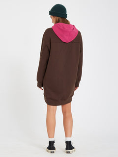 Weirdi Dress - DARK BROWN (B1332104_DBR) [2]