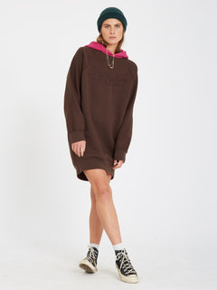 Weirdi Dress - DARK BROWN (B1332104_DBR) [3]