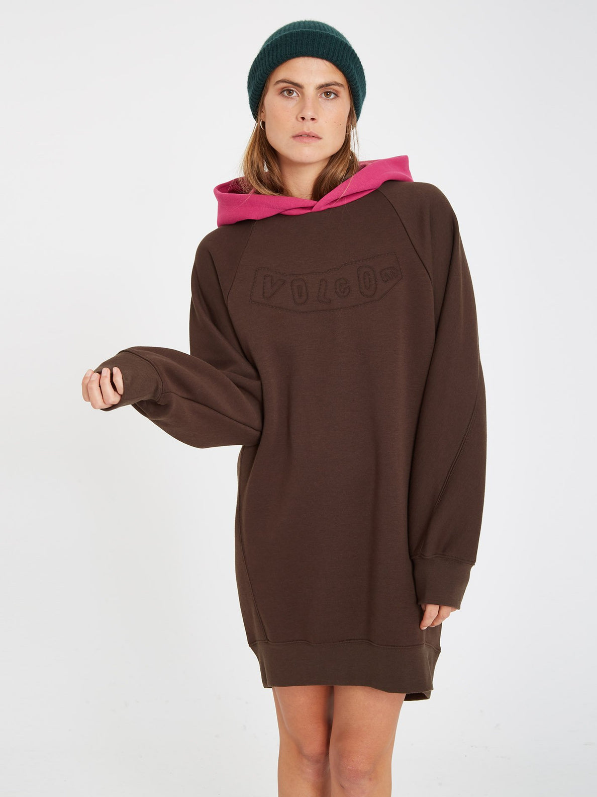 Weirdi Dress - DARK BROWN (B1332104_DBR) [B]