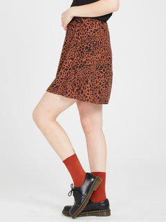 Dino Tea Skirt - DARK CLAY (B1412302_DCL) [1]