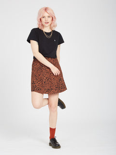 Dino Tea Skirt - DARK CLAY (B1412302_DCL) [4]